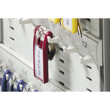 Load image into Gallery viewer, Locking Key Cabinet, 72-Key, Brushed Aluminum, Silver, 11.75" x 4.63" x 15.75"
