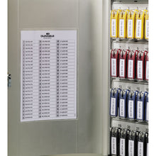 Load image into Gallery viewer, Locking Key Cabinet, 72-Key, Brushed Aluminum, Silver, 11.75" x 4.63" x 15.75"
