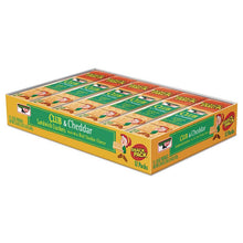Load image into Gallery viewer, Sandwich Cracker, Club and Cheddar, 8 Cracker Snack Pack, 12/Box
