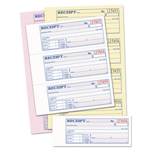 Load image into Gallery viewer, Money and Rent Receipt Book, Account + Payment Sections, Three-Part Carbonless, 7.13 x 2.75, 4 Forms/Sheet, 100 Forms Total
