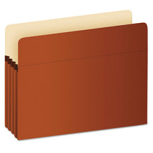 Load image into Gallery viewer, Pocket File, 5.25" Expansion, Legal Size, Red Fiber
