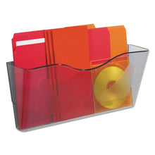 Load image into Gallery viewer, Euro-Style DocuPocket Landscape Wall File, Larger Files/Tabloid Size, 15" x 4" x 6.63", Smoke
