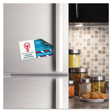 Load image into Gallery viewer, Magnetic Business Cards, Inkjet, 2 x 3.5, White, 10 Cards/Sheet, 3 Sheets/Pack
