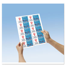 Load image into Gallery viewer, Magnetic Business Cards, Inkjet, 2 x 3.5, White, 10 Cards/Sheet, 3 Sheets/Pack
