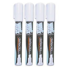 Load image into Gallery viewer, Wet Erase Markers, Medium Chisel Tip, White, 4/Pack
