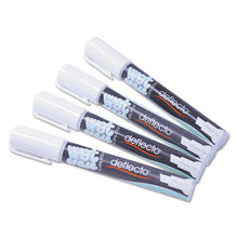 Load image into Gallery viewer, Wet Erase Markers, Medium Chisel Tip, White, 4/Pack
