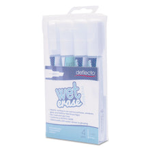Load image into Gallery viewer, Wet Erase Markers, Medium Chisel Tip, White, 4/Pack
