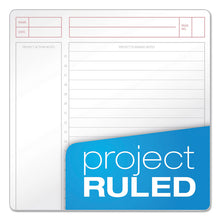 Load image into Gallery viewer, JEN Action Planner, 1-Subject, Narrow Rule, Black Cover, (84) 8.5 x 6.75 Sheets
