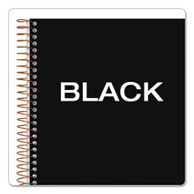 Load image into Gallery viewer, JEN Action Planner, 1-Subject, Narrow Rule, Black Cover, (84) 8.5 x 6.75 Sheets
