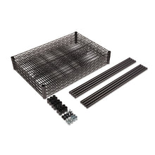 Load image into Gallery viewer, NSF Certified Industrial Four-Shelf Wire Shelving Kit, 36w x 24d x 72h, Black
