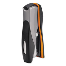Load image into Gallery viewer, Optima 40 Desktop Stapler, 40-Sheet Capacity, Silver/Black/Orange
