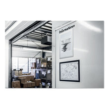 Load image into Gallery viewer, DURAFRAME Magnetic Sign Holder, 8.5 x 11, Black Frame, 2/Pack
