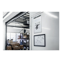 Load image into Gallery viewer, DURAFRAME Magnetic Sign Holder, 8.5 x 11, Black Frame, 2/Pack
