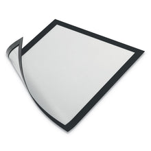 Load image into Gallery viewer, DURAFRAME Magnetic Sign Holder, 8.5 x 11, Black Frame, 2/Pack
