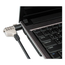 Load image into Gallery viewer, Combination Laptop Lock, 6 ft Steel Cable
