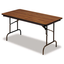 Load image into Gallery viewer, OfficeWorks Commercial Wood-Laminate Folding Table, Rectangular, 60" x 30" x 29", Oak
