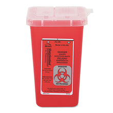 Load image into Gallery viewer, 1-Quart Sharps Container, Plastic, Red

