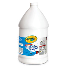 Load image into Gallery viewer, Washable Paint, White, 1 gal Bottle
