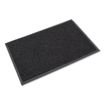 Load image into Gallery viewer, Super-Soaker Wiper/Scraper Mat with Gripper Bottom, Rectangular, Charcoal Gray Loop Pile Surface, 46" x 72"
