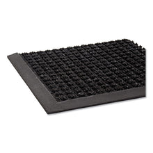 Load image into Gallery viewer, Super-Soaker Wiper/Scraper Mat with Gripper Bottom, Rectangular, Charcoal Gray Loop Pile Surface, 24" x 36"
