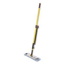 Load image into Gallery viewer, Pulse Microfiber Spray Mop System, 17" Microfiber Head, 52" Yellow Plastic Handle
