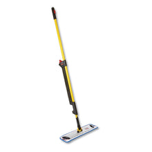 Load image into Gallery viewer, Pulse Microfiber Spray Mop System, 17" Microfiber Head, 52" Yellow Plastic Handle
