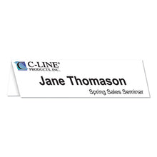 Load image into Gallery viewer, Scored Tent Cards, 4.25 x 11, White,1 Card/Sheet, 50 Sheets/Box
