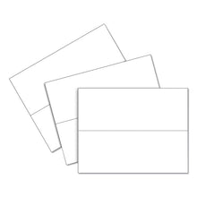 Load image into Gallery viewer, Scored Tent Cards, 4.25 x 11, White,1 Card/Sheet, 50 Sheets/Box

