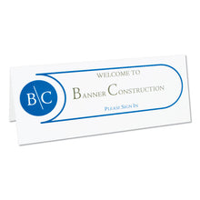 Load image into Gallery viewer, Scored Tent Cards, 4.25 x 11, White,1 Card/Sheet, 50 Sheets/Box
