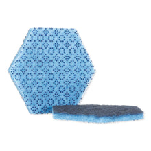 Load image into Gallery viewer, Low Scratch Scour Pad 2000HEX, 5.75 x 5, Blue, 15/Carton
