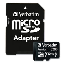 Load image into Gallery viewer, 32GB Premium microSDHC Memory Card with Adapter, UHS-I V10 U1 Class 10, Up to 90MB/s Read Speed
