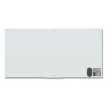 Load image into Gallery viewer, Magnetic Glass Dry Erase Board Value Pack, 70" x 35", Frosted White Surface
