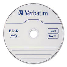 Load image into Gallery viewer, BD-R Blu-Ray Disc, 25 GB, 16x, White, 10/Pack
