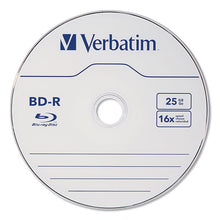 Load image into Gallery viewer, BD-R Blu-Ray Disc, 25 GB, 16x, White, 25/Pack
