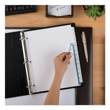 Load image into Gallery viewer, Print and Apply Index Maker Clear Label Dividers, 12-Tab, White Tabs, 11 x 8.5, White, 1 Set

