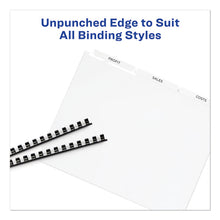 Load image into Gallery viewer, Print and Apply Index Maker Clear Label Unpunched Dividers, 3-Tab, 11 x 8.5, White, 25 Sets
