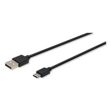 Load image into Gallery viewer, USB to USB-C Cable, 3 ft, Black
