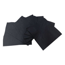 Load image into Gallery viewer, Cocktail Napkins, 2-Ply, 9 x 9, Black, 2,000/Carton

