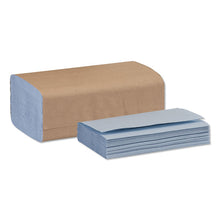 Load image into Gallery viewer, Windshield Towel, 2-Ply, 9.13 x 10.25, Blue, 140/Pack, 16 Packs/Carton
