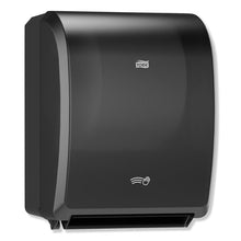 Load image into Gallery viewer, Electronic Hand Towel Roll Dispenser, 8" Roll, 12.32 x 9.32 x 15.95, Black
