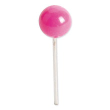 Load image into Gallery viewer, Map Push Pins, Plastic, Assorted, 0.5", 300/Pack
