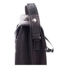 Load image into Gallery viewer, Milestone Briefcase, Fits Devices Up to 15.6", Leather, 5 x 5 x 12, Brown
