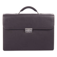Load image into Gallery viewer, Milestone Briefcase, Fits Devices Up to 15.6", Leather, 5 x 5 x 12, Brown
