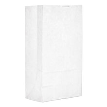 Load image into Gallery viewer, Grocery Paper Bags, 12# Size, 40# Basis Weight, 7" x 4.38" x 13.75", White, 500/Bundle
