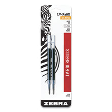Load image into Gallery viewer, JF Refill for Jimnie, Sarasa, ecoSarasa, Orbitz, Z-Grip and GR8 Gel Roller Ball Pens, Medium Conical Tip, Blue Ink, 2/Pack
