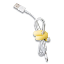 Load image into Gallery viewer, Flexi Ties Cushioned Cable Ties, 0.4" x 5", Assorted Colors, 8/Pack
