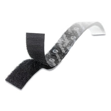 Load image into Gallery viewer, Sticky-Back Fasteners, Removable Adhesive, 0.75" x 30 ft, Black
