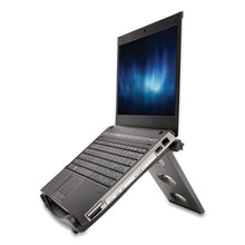 Load image into Gallery viewer, SmartFit Easy Riser Laptop Cooling Stand, 11.1" x 1.6" x 12", Black
