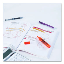 Load image into Gallery viewer, HI-LITER Desk-Style Highlighters, Fluorescent Orange Ink, Chisel Tip, Orange/Black Barrel, Dozen
