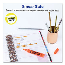 Load image into Gallery viewer, HI-LITER Desk-Style Highlighters, Fluorescent Orange Ink, Chisel Tip, Orange/Black Barrel, Dozen
